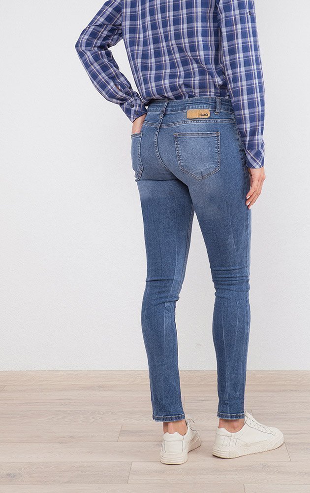 Укороченные джинсы 4